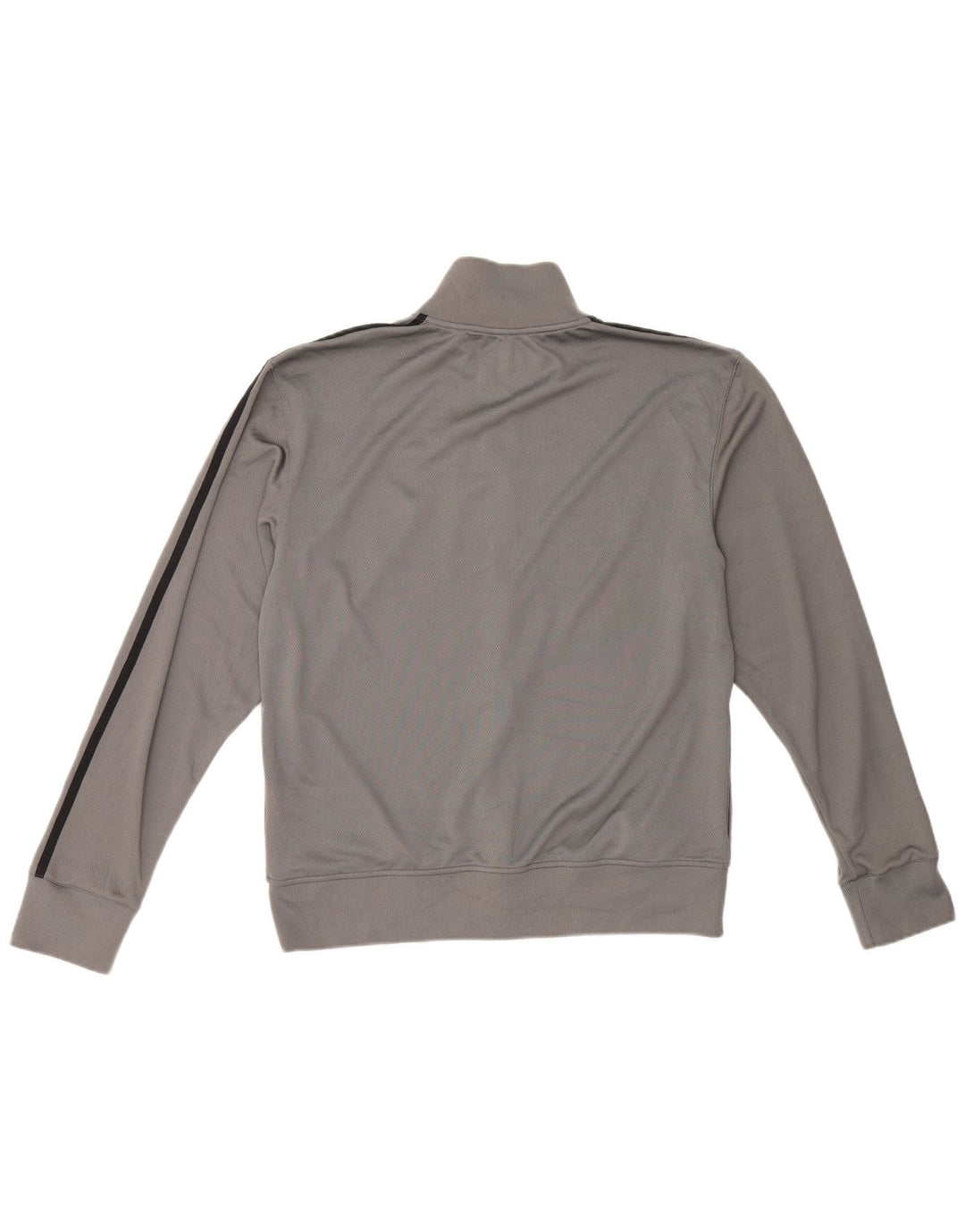 New Balance Herren-Trainingsanzug-Top-Jacke, großes graues Polyester