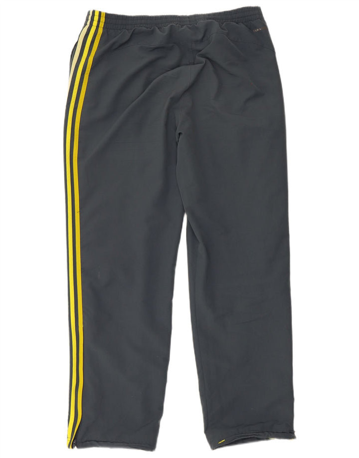 Adidas Herren Climalite Trainingshose, großes graues Polyester