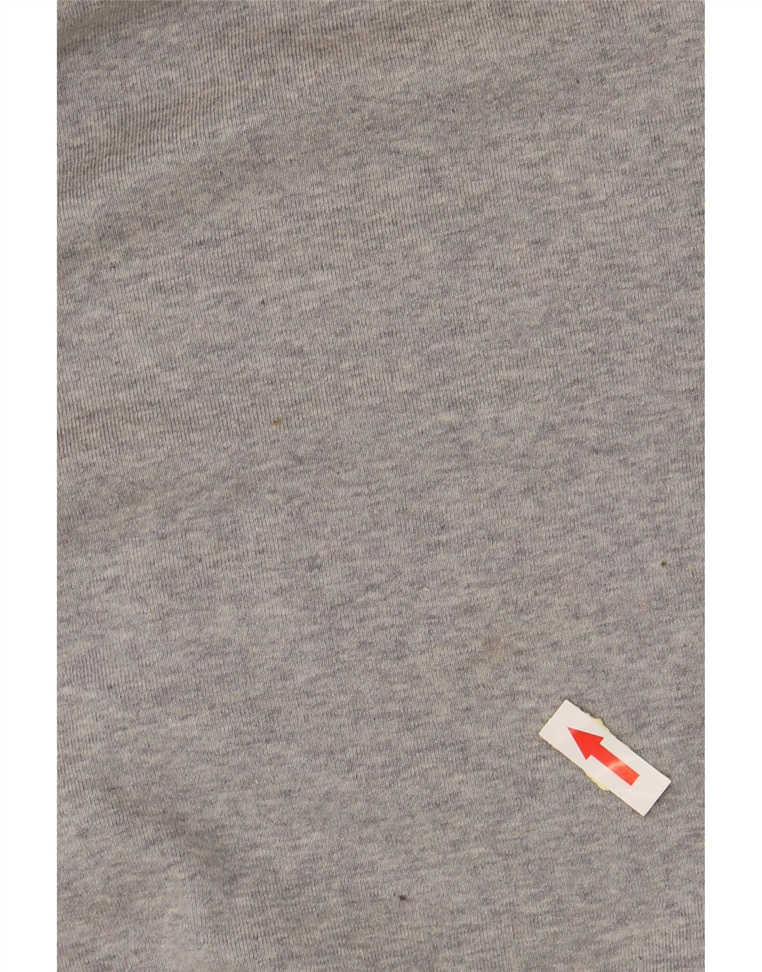 BENETTON Herren-T-Shirt-Oberteil, Mittelgrau, Farbblock