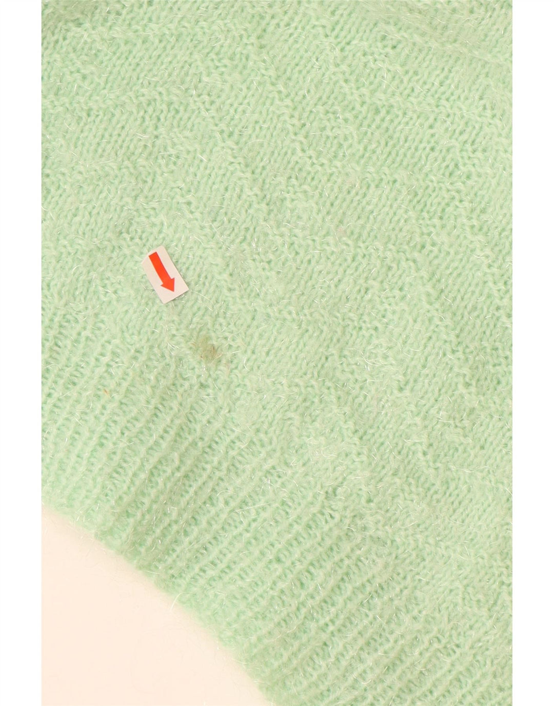 VINTAGE Damen Pullover mit U-Boot-Ausschnitt UK 18 XL Grün