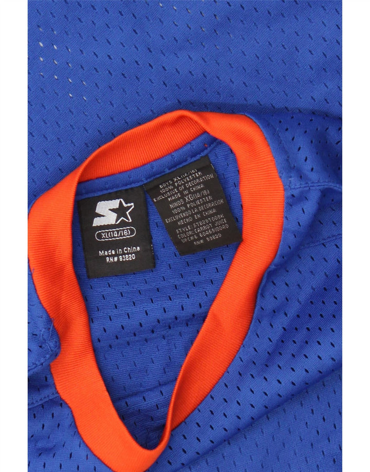 Starter-Weste für Jungen, 14–15 Jahre, XL, blaues Polyester