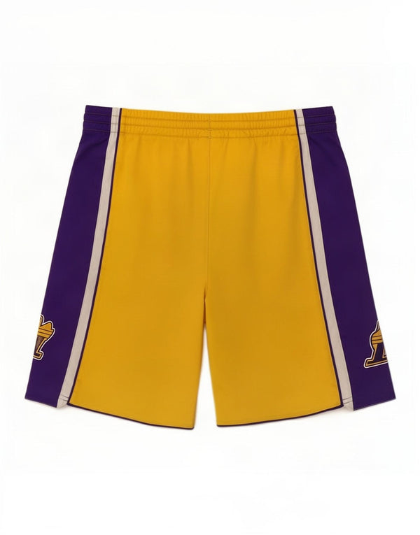 Adidas Jungen Lakers Graphic Sport Shorts 11–12 Jahre Gelber Farbblock