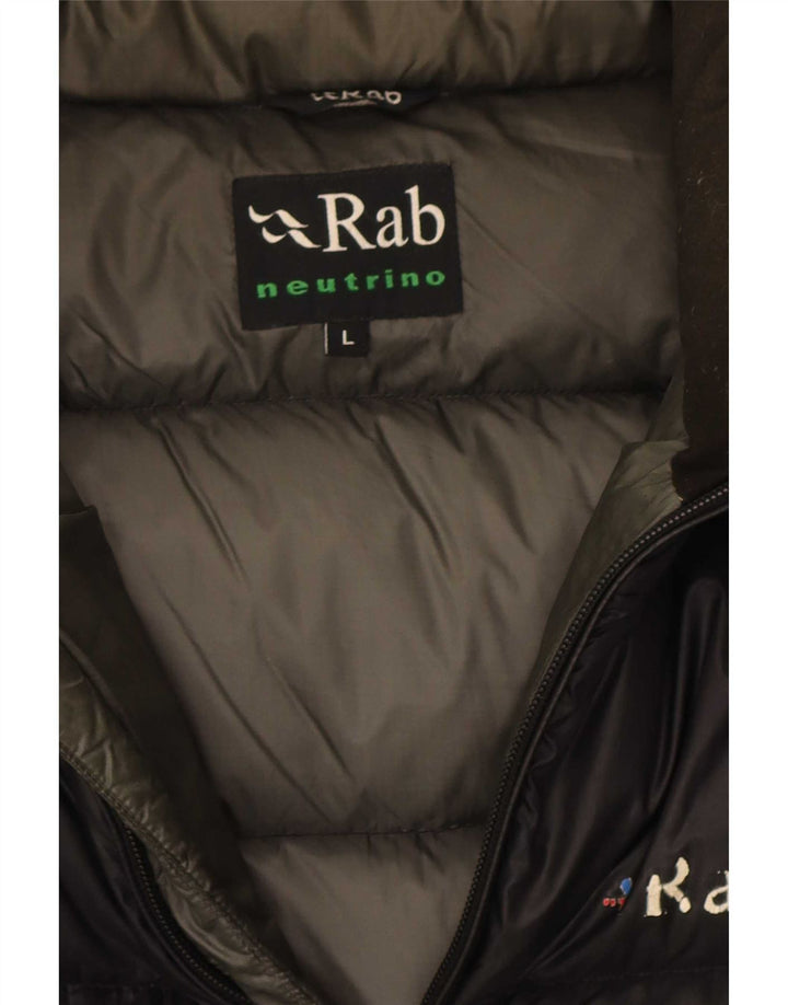 Rab Herren Wattierte Weste IT 40 Large Schwarz Polyamid
