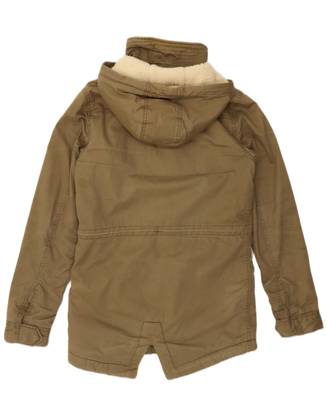 SUPERDRY Herren The Rookie Sherpa Parka mit Kapuze, Größe 36, Khaki