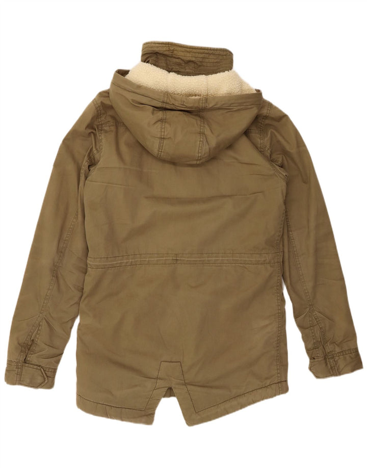 SUPERDRY Herren The Rookie Sherpa Parka mit Kapuze, Größe 36, Khaki
