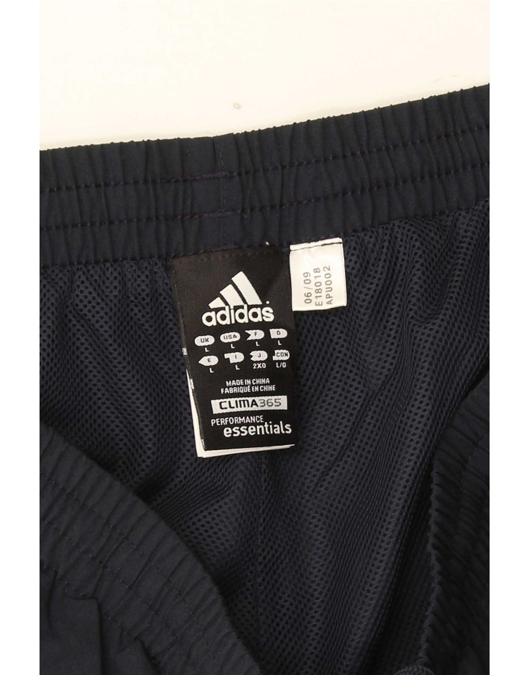 Adidas Herren Clima 365 Sportshorts, groß, marineblaues Polyester