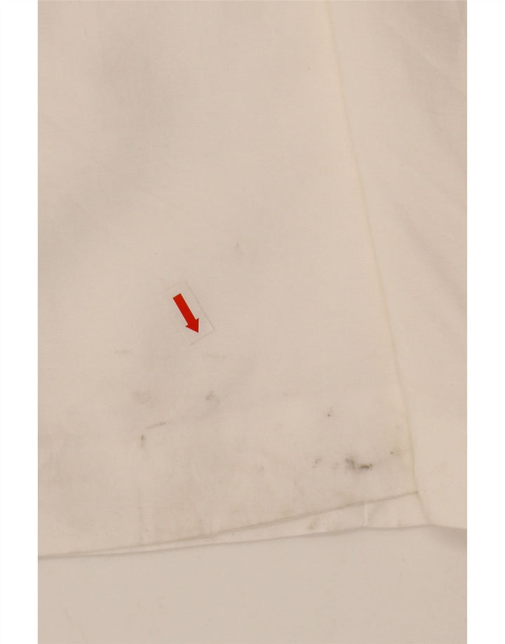 Zara Damen Etuikleid UK 8 Small Weiße Viskose