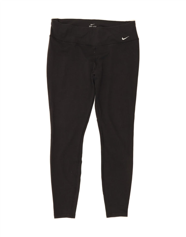 NIKE Womens Dri Fit Tracksuit Trousers XL  Black Cotton Vintage Nike and Second-Hand Nike from Messina Hembry 