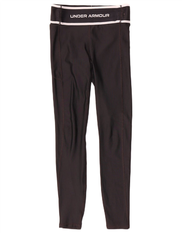 Under Armour Damen Graphic Leggings UK 10 Small Schwarz