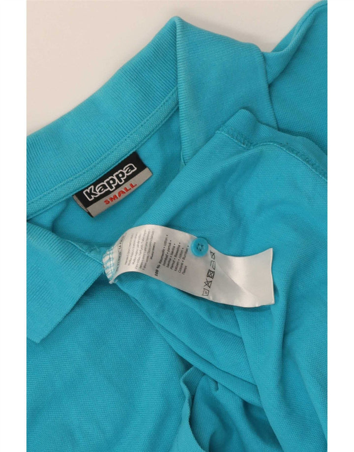 Kappa Herren-Poloshirt, kleine blaue Baumwolle
