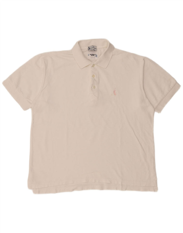 Sergio Tacchini Herren Poloshirt Mittelweiß