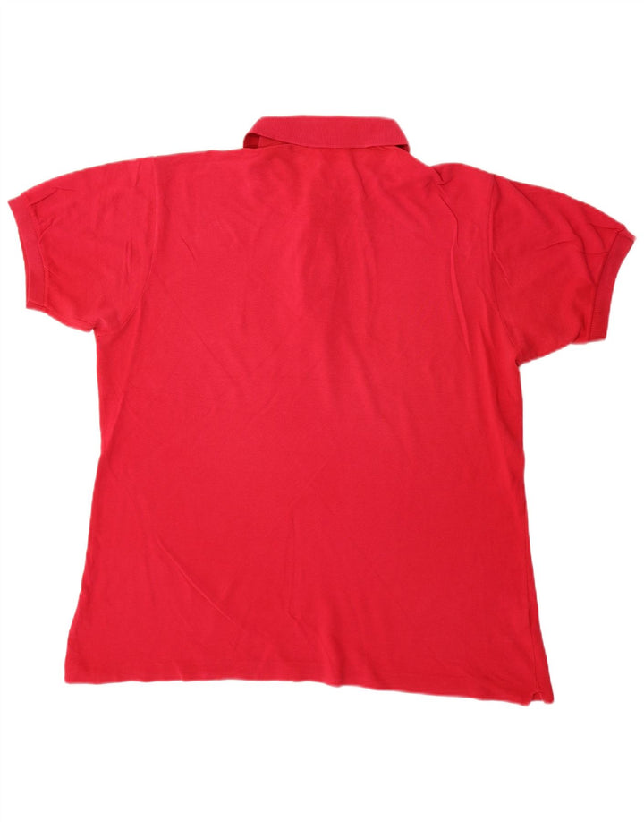 Lacoste Herren-Poloshirt, große rote Baumwolle
