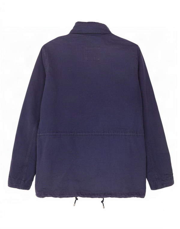 Marks & Spencer Herren-Militär-Utility-Jacke mit Kapuze, UK 42 XL, Marineblau