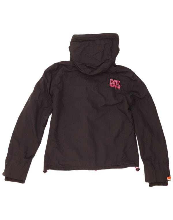 Superdry Damen The Windcheater Windjacke UK 14 Medium Schwarz