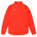 Nike Herren Dri Fit Pullover-Trainingsoberteil mit Reißverschluss, Größe L, Rot, Farbblock