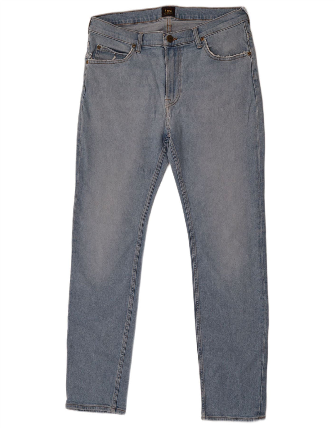 Lee Herren Rider Slim Jeans W34 L32 Blaue Baumwolle