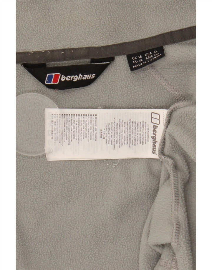 BERGHAUS Damen Fleecejacke UK 16 Large Grau Polyester