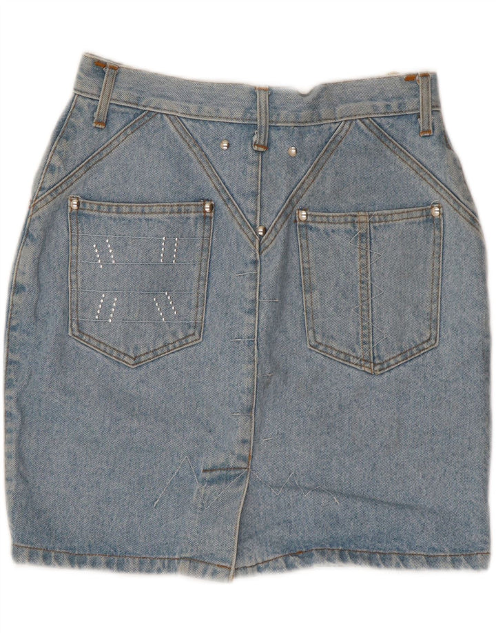 Jinglers Damen Mini-Jeansrock W28 mittelblaue Baumwolle