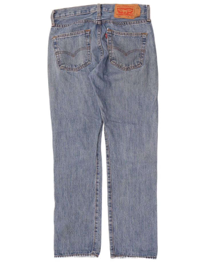 Levi's Herren 501 Straight Jeans W28 L30 Blaue Baumwolle