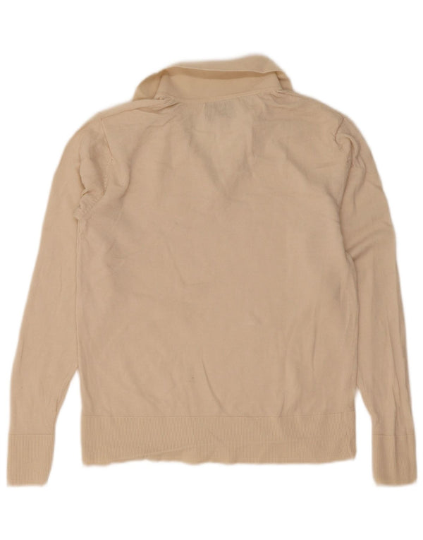 Marks & Spencer Damen-Pullover mit Rollkragen, UK 12, mittelbeige Wolle