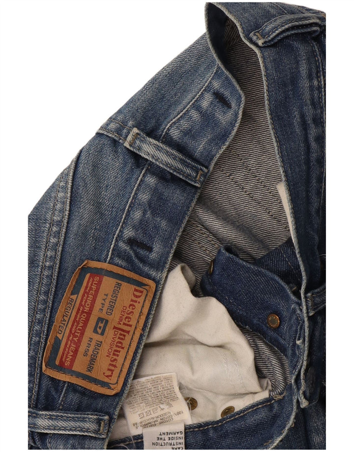 Diesel Damen Straight Jeans W28 L28 Blaue Baumwolle