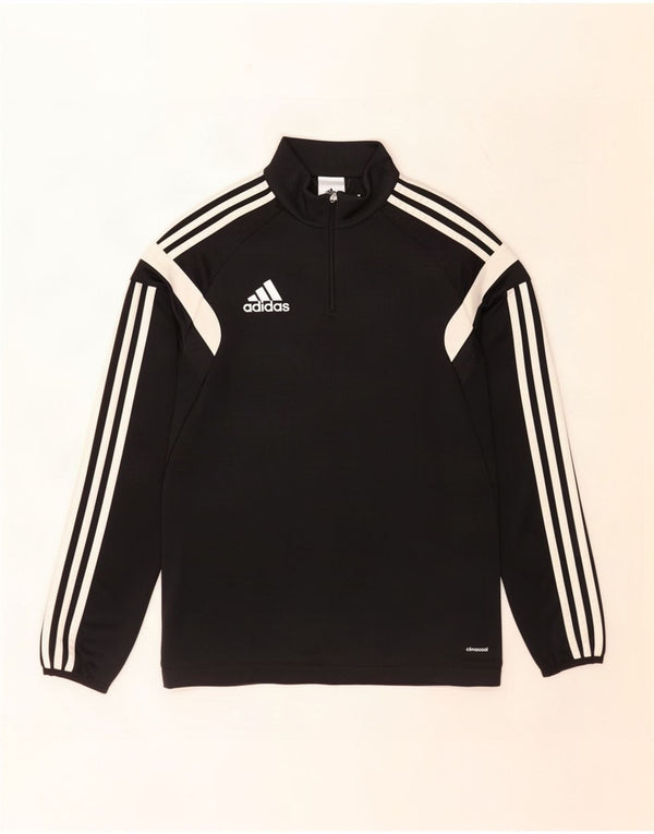 Adidas Jungen Climacool Sweatshirt Pullover 13–14 Jahre XL Schwarz Farbblock