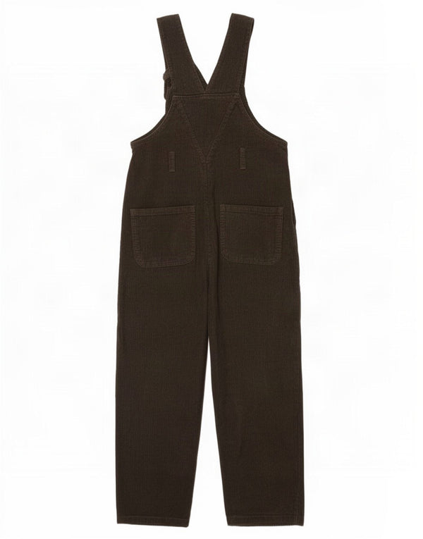 Lucy & Yak Damen Latzhose Cordhose UK 10 Small Khaki Baumwolle