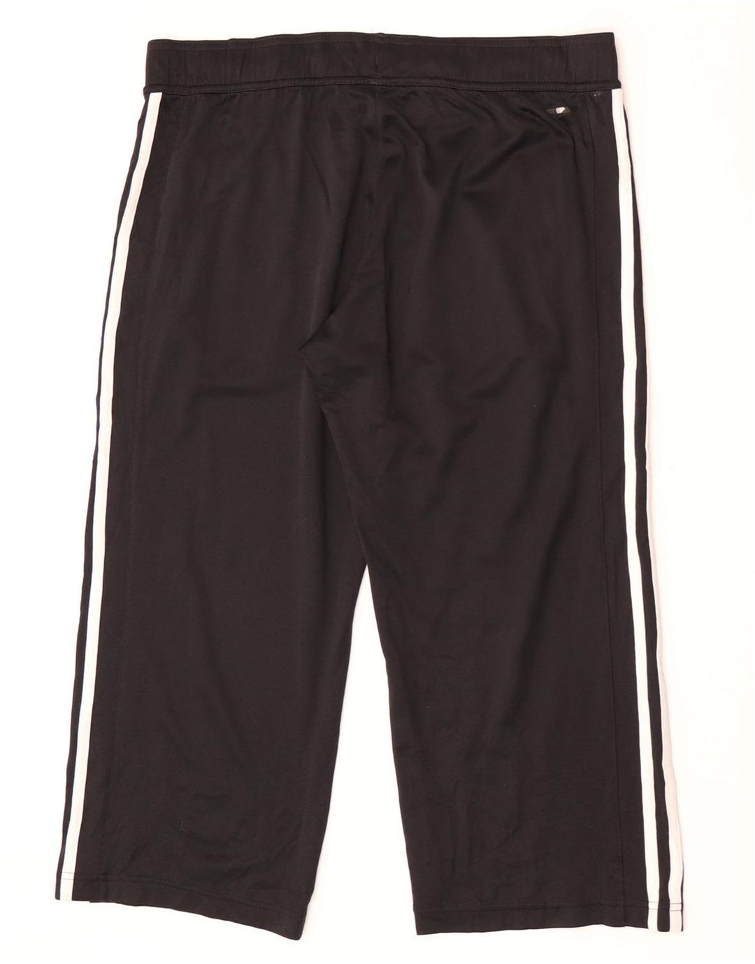 Adidas Damen Capri-Trainingshose UK 14 Mittelschwarzes Polyester
