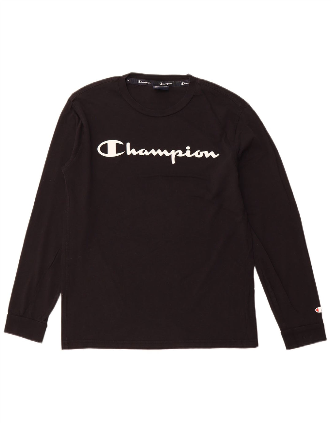 CHAMPION Herren Graphic Top Langarm XS Schwarz