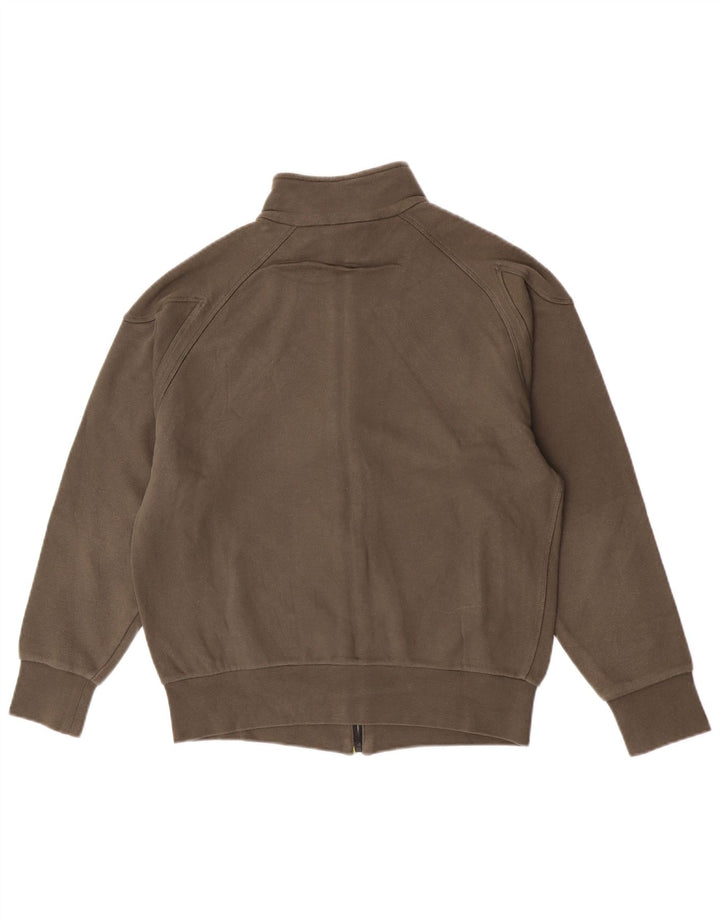 Diadora Herren-Trainingsanzug-Oberteil, Jacke, mittlere Khaki-Baumwolle