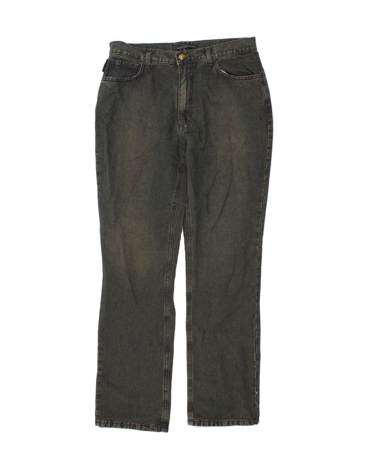 VALENTINO Womens Straight Jeans W32 L31 Blue Linen Vintage Valentino and Second-Hand Valentino from Messina Hembry 