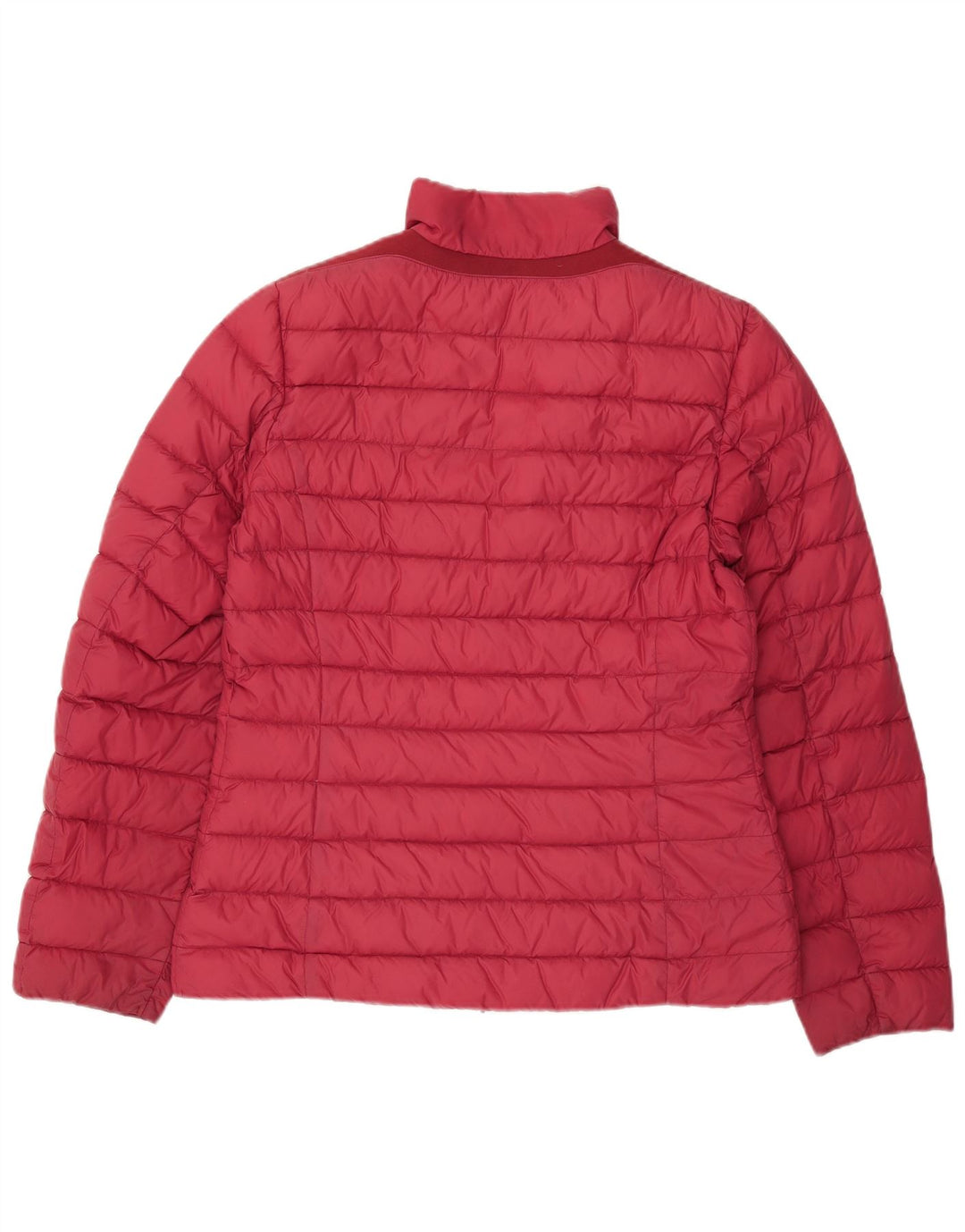 Geox Damen Wattierte Jacke UK 14 Large Rot Polyamid