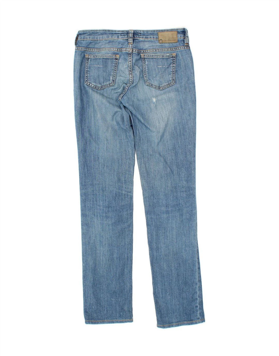 CALVIN KLEIN Womens Slim Jeans W27 L34 Blue Cotton Vintage Calvin Klein and Second-Hand Calvin Klein from Messina Hembry 