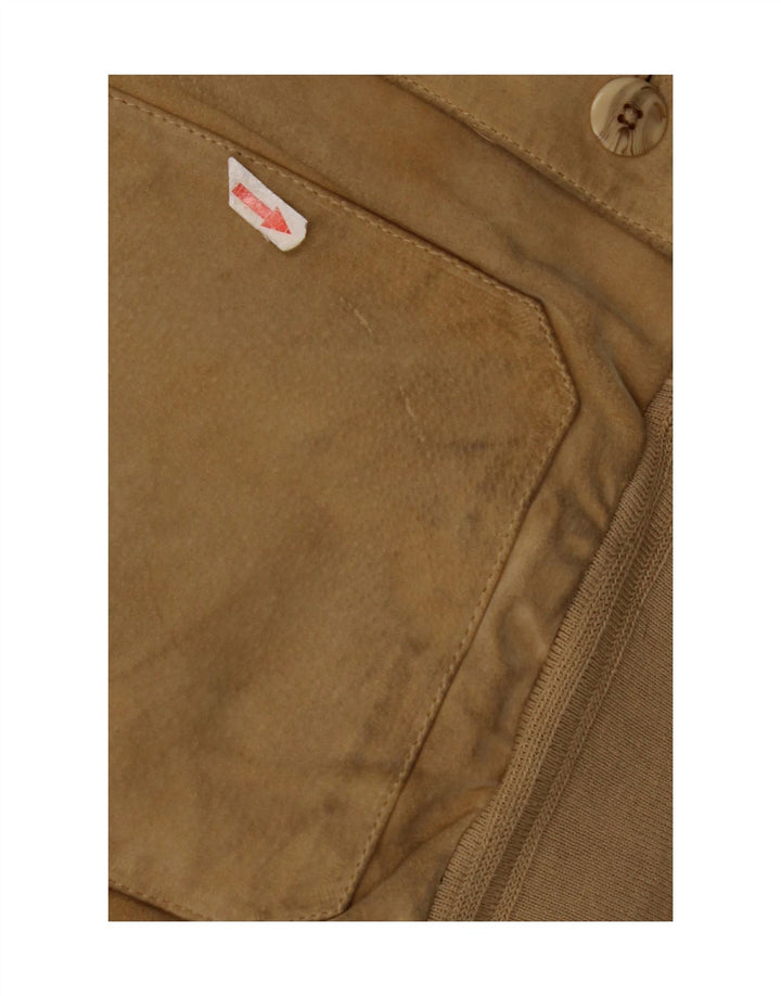 Conbipel Herren Wildleder Bomberjacke IT 56 2XL Beige Leder