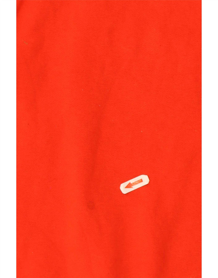 Nike Herren-Sweatshirt-Pullover aus mittelroter Baumwolle