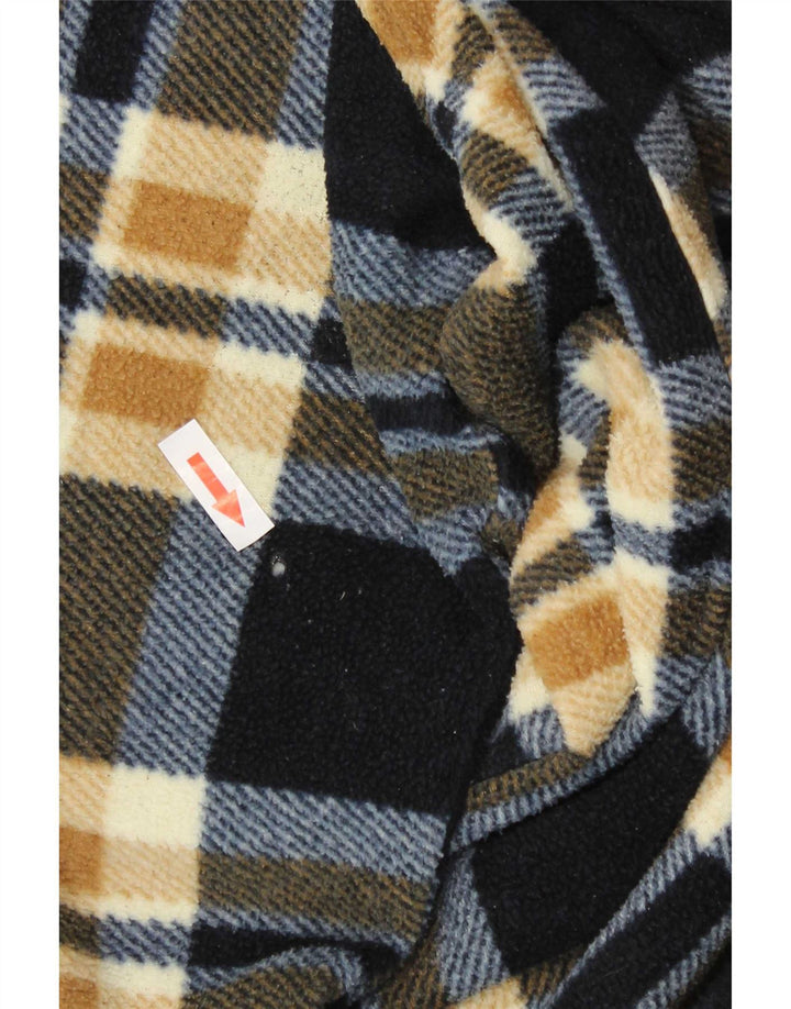 Auckland Herren Fleece-Hemd XL Marineblau kariert