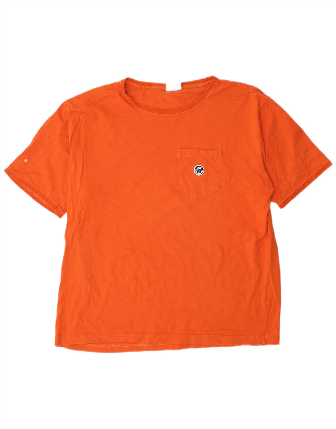 NORTH SAILS Herren T-Shirt Top 2XL Orange Baumwolle