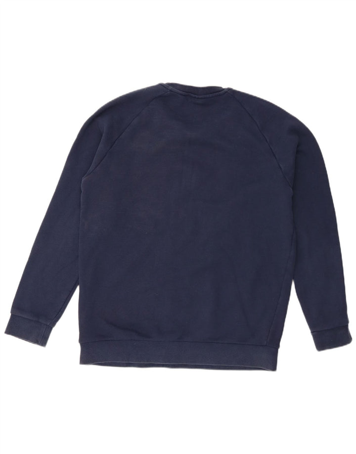 Adidas Herren Grafik-Sweatshirt-Pullover, mittelmarineblaue Baumwolle