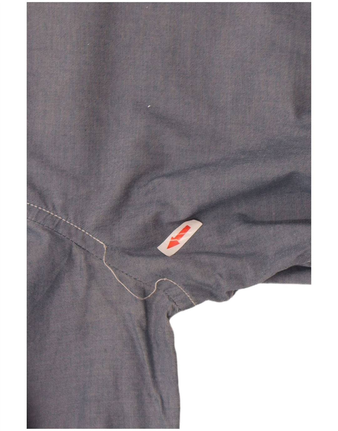French Connection Herren-Hemd, groß, aus blauer Baumwolle