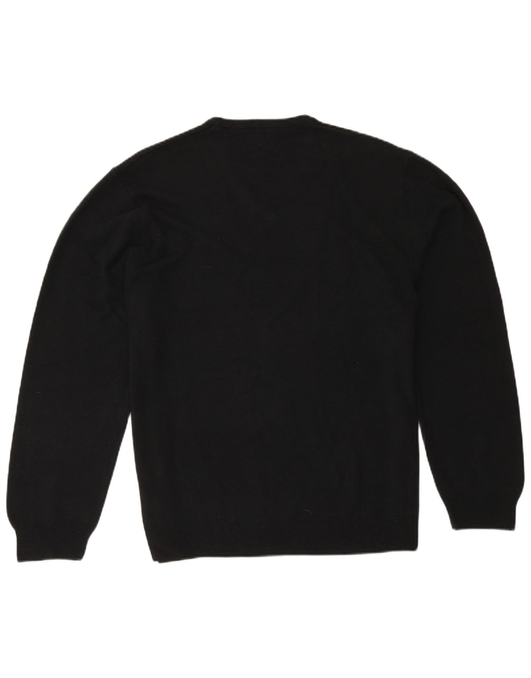 Marks & Spencer Herren-Pullover, reguläre Passform, V-Ausschnitt, 2XL, Schwarz, Acryl