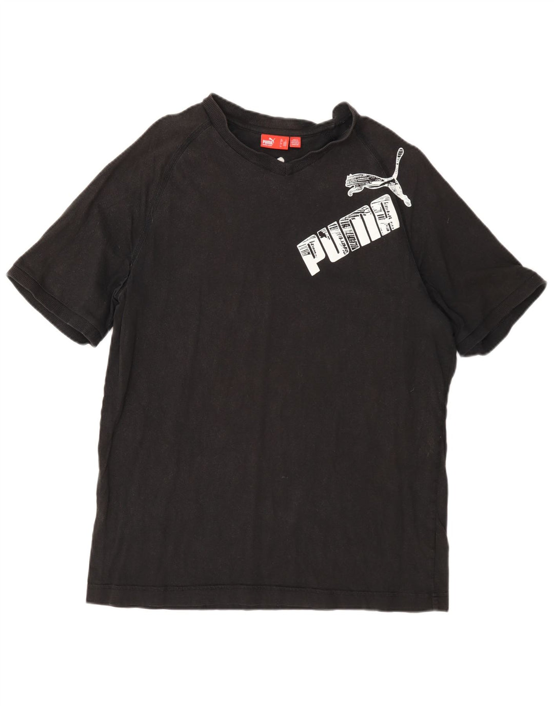 Puma Herren Grafik T-Shirt Top Large Grau