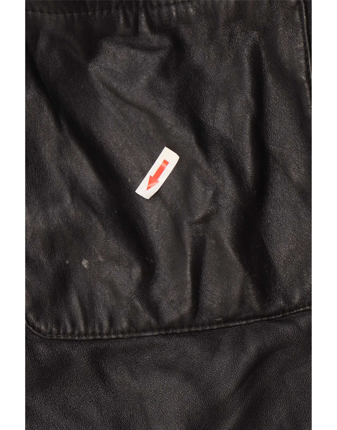 Vintage Damen Lederjacke UK 12 Medium Schwarz