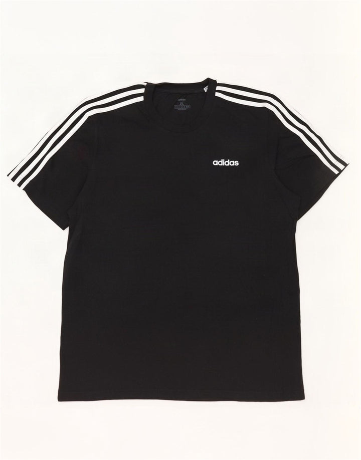 Adidas Herren T-Shirt Top XL Schwarz Baumwolle