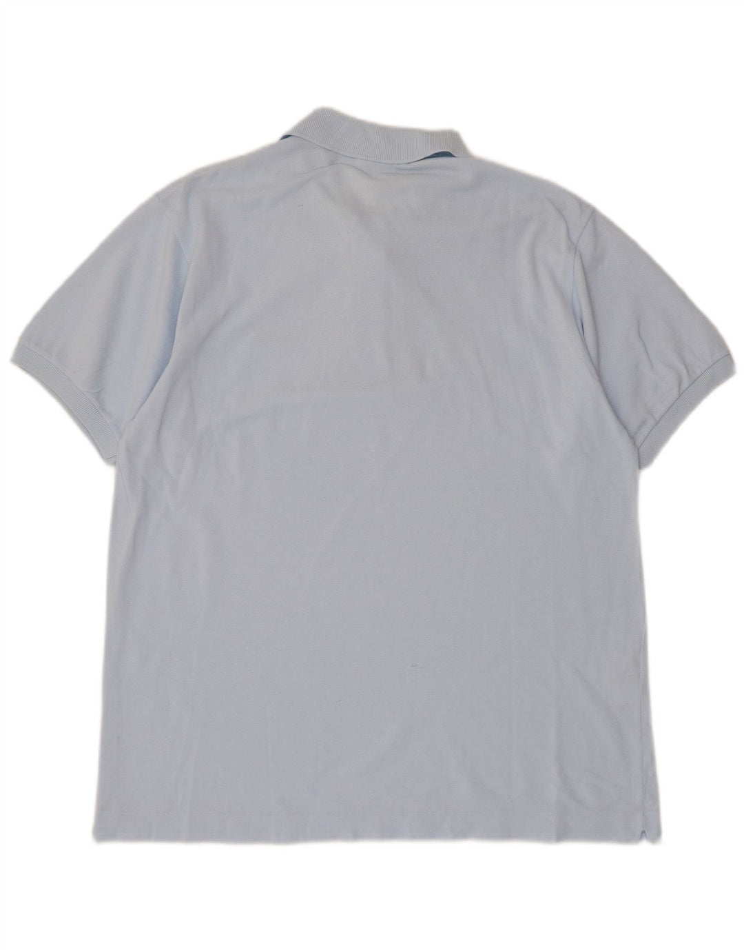 LACOSTE Herren-Poloshirt, Größe 5, große blaue Baumwolle