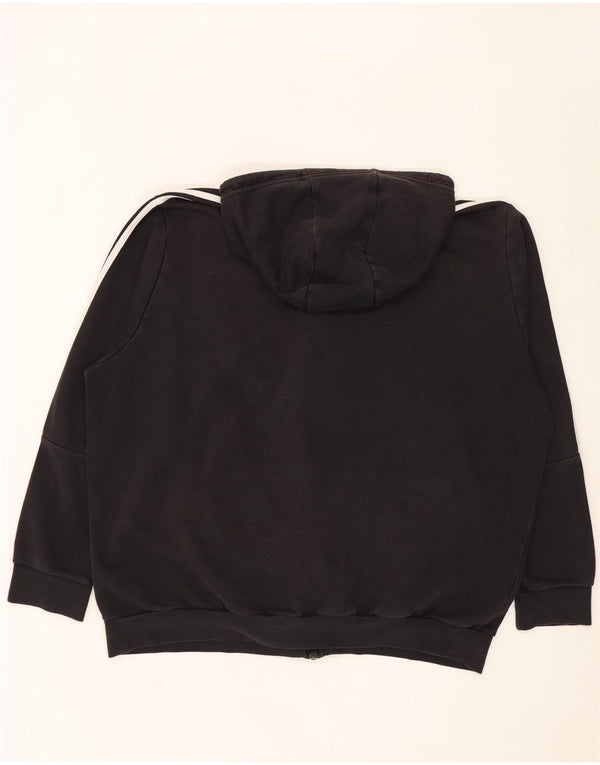 Adidas Herren Zip Hoodie Pullover 3XL Schwarz
