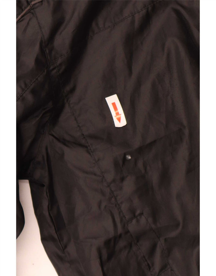 Umbro Jungen-Regenjacke mit Kapuze, 11–12 Jahre, groß, schwarzes Polyester