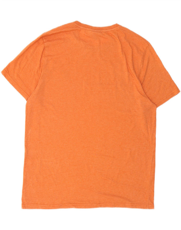 LYLE & SCOTT Herren T-Shirt Top XL Orange Polyester