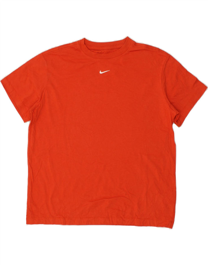 NIKE Herren-T-Shirt mit lockerer Passform, Größe S, Rot, Baumwolle