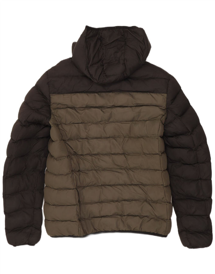 French Connection Damen Wattierte Jacke UK 14 Medium Khaki Polyester