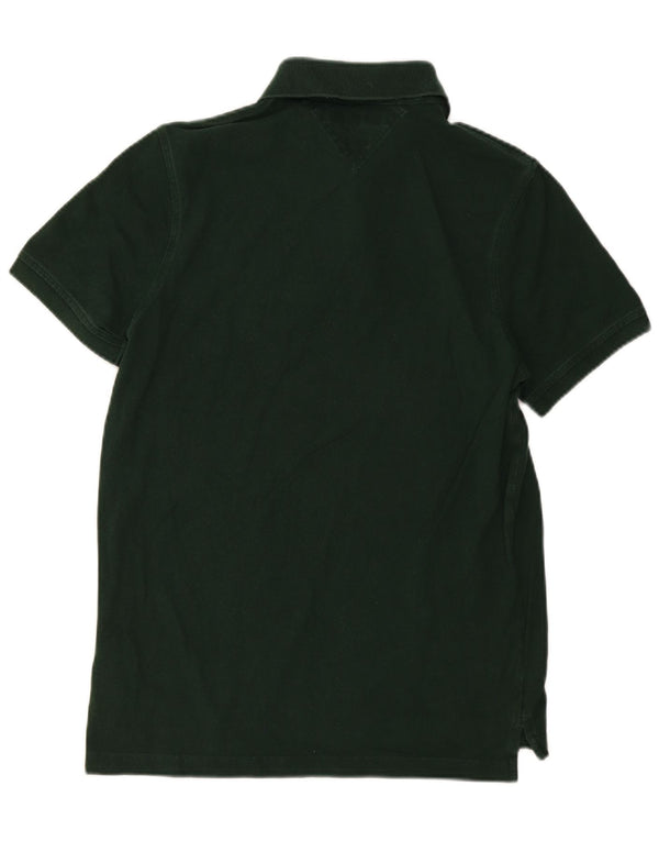 Tommy Hilfiger Herren Slim Fit Poloshirt Große grüne Baumwolle
